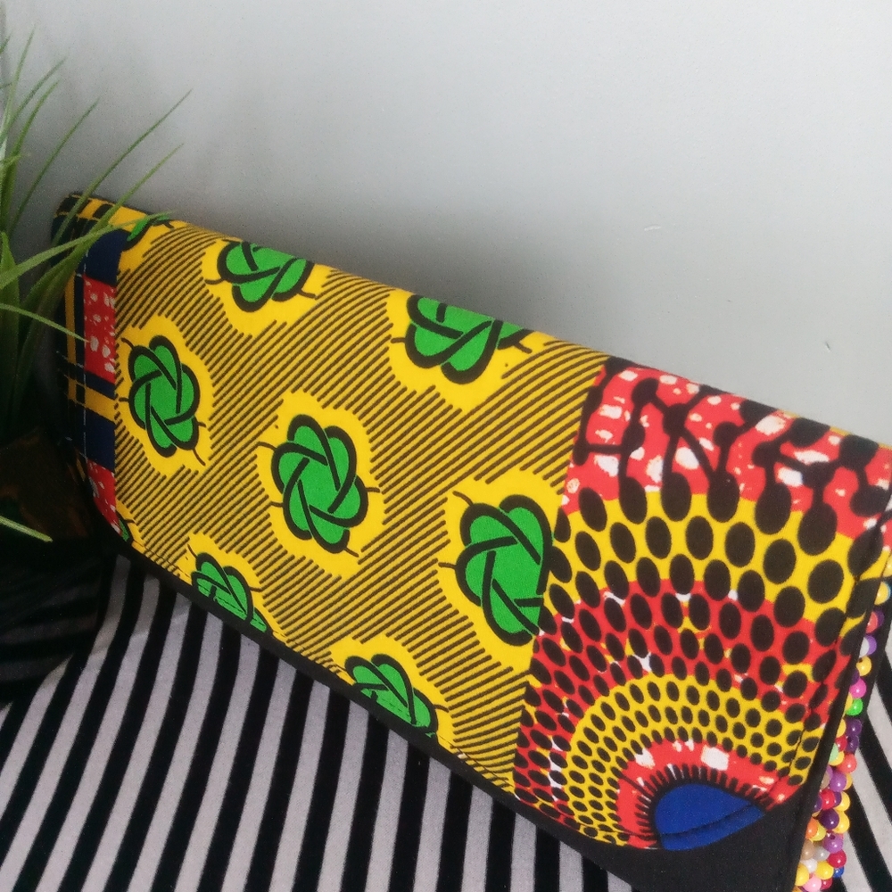 Ankara African Clutch